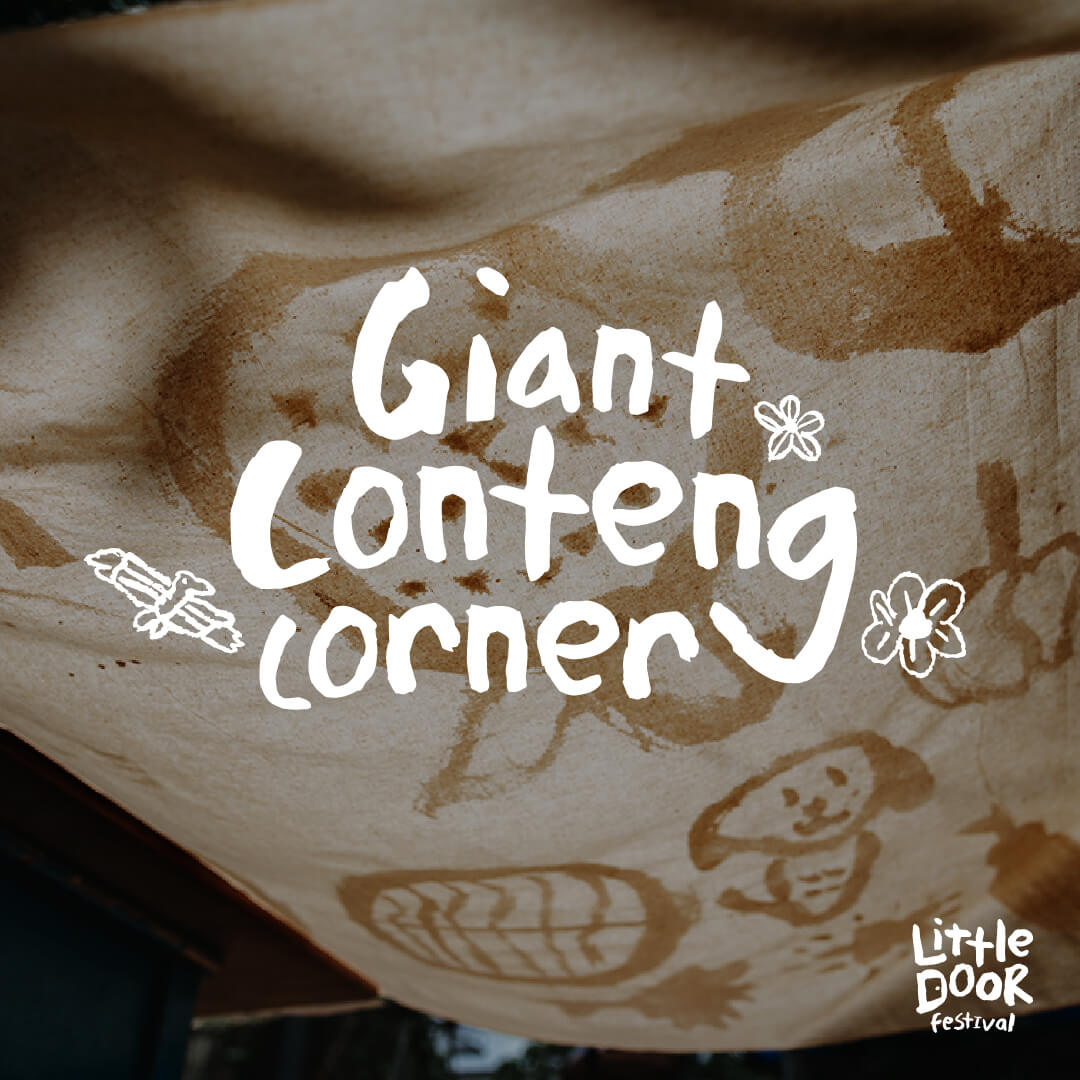 LittleDoorFestival Website Programme Cover Giant Conteng Corner